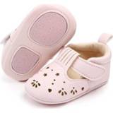 👉 Babyschoenen roze antislip active baby's meisjes Hollow Princess Baby Girls Infantil Harde zool Sneakers (Roze)