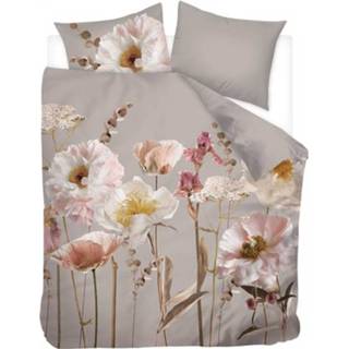 👉 Dekbedovertrek flanel multikleur Snoozing Rosanne - Eenpersoons 140x200/220 Cm Multi Kleur 8719151093091