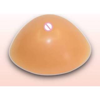 👉 Teint siliconen active Driehoekige concave bodem prothese borst Postoperatieve compenserende borst, grootte: 150 g (teint)