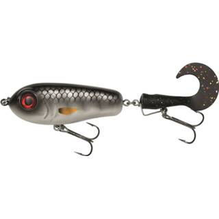 👉 Zwart roofvis hardbait kunstaas grijs Kinetic Humpy Dumpy - Shiner Jerkbait 9.5cm 75g 5707461328807