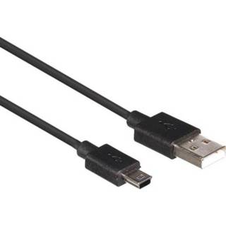 👉 Zwart active Mini-USB naar USB A 2.0 kabel 1m Velleman PCMP61BN 5410329669416