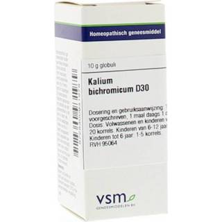 👉 Kalium VSM bichromicum D30 10 gram 8728300931979