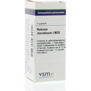 👉 VSM Natrium muriaticum LM30 4 gram 8728300939012