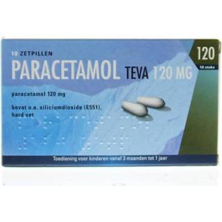 Pharmachemie Paracetamol 120 mg 10 zetpillen 8711218013066