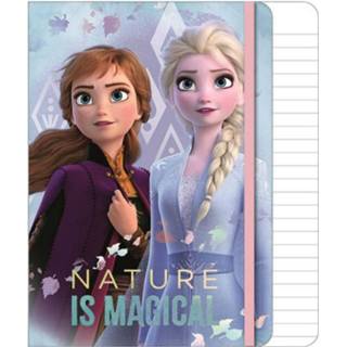 👉 Notitieboek papier multikleur Disney Notitieboekje A5 Frozen 14,5 X 21 Cm Papier/folie 8719817783342