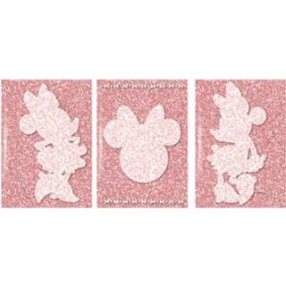👉 Notitieboek roze Disney Notitieboekje A7 Minnie Mouse Junior 10 X 7,5 Cm 3-delig 8719817783588