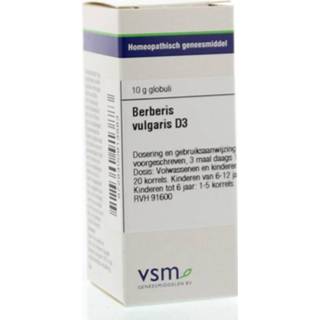 👉 Berberi VSM Berberis vulgaris D3 10 gram 8728300913883