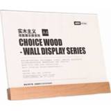 👉 Fotolijst transparant acryl houten beuken active Basis Certificaat Horizontaal