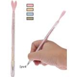 👉 Verpakking gel active Creative Rabbit Ear Style Ink Pen (4 stuks in een verpakking, de prijs is voor 4 stuks)
