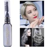 👉 Haarkleuring grijs active Eenmalige haar Tijdelijke kleur Haarverf Niet-giftig DIY Haarkleur Mascara Kleurstof Crème (grijs)