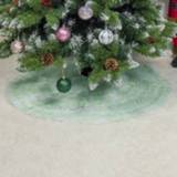 👉 Kerstboom groen stof active 2 STKS Kerst Kant Bodem Decoratie Boom Rok, Maat: 80x80CM (Groen)