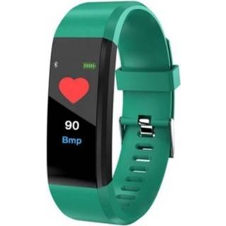 👉 ID115 0,96 inch OLED-scherm Smart Watch-polsband Stappenteller Sport Fitness Tracker-armband (groen)