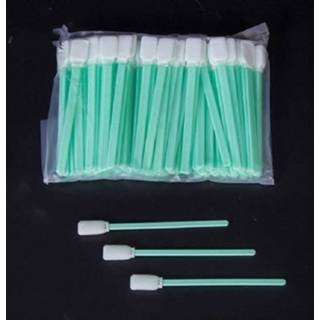 👉 Spons active 100 sticks inkjet platte kop schoonmaakdoekje industriële staaf, grootte: 13cm (5 inch kleine brede sponskop)