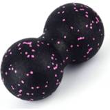 👉 EVA Peanut Shape Yoga Ball Massage Losmaken Muscle Fascia Ball (Zwart Roze)