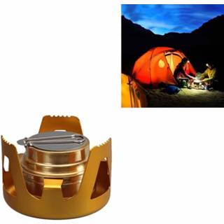 👉 Fornuis goud active Outdoor Camping Alcohol Verdampte Vloeibare Atove Mini Draagbare Creatieve (Goud)