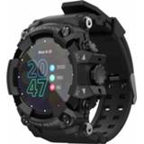 👉 Smartwatch zwart active Lokmat ATTACK 1,28 inch TFT LCD-scherm smartwatch, ondersteuning slaapmonitor / hartslagmeter bloeddrukmeter (zwart)