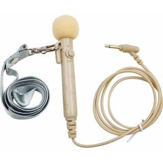 👉 Draagkoord active MK-7 3,5 mm elleboogkop handheld-luidspreker Nekmicrofoon met draagkoord, lengte: 1 m (vleeskleur)