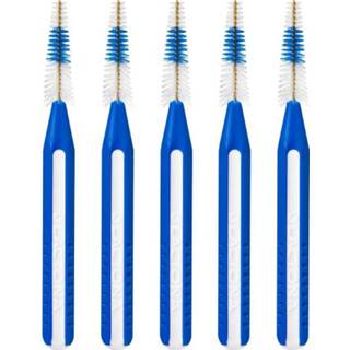 👉 Blauw Lactona EasyGrip Interdentaal Ragers 3-7mm donkerblauw - 5 stuks 8713304941468