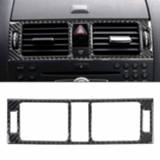 👉 Dashboard carbon active Auto Airconditioning Frame Decoratieve Sticker voor Mercedes-Benz W204