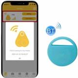👉 Mobiele telefoon blauw active HYC-S9 2 STKS Ronde Bluetooth-objectzoeker Tracking-locator Anti-verloren tweerichtingsalarm (blauw)