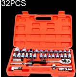 👉 Ratelsleutel active 32 in 1 multifunctionele auto reparatie combinatie toolbox set