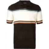 👉 Short sleeve male zwart Striped Polo Shirt