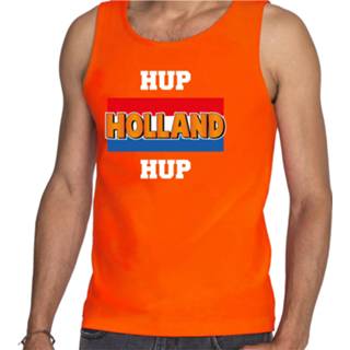 👉 Tanktop active mannen oranje fan / kleding Holland hup EK/ WK voor heren