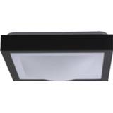 👉 Plafond lamp male zwart Corep plafondlamp Square E27 3188000646798