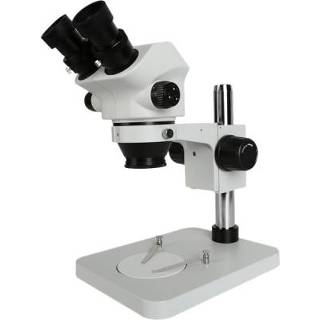👉 Microscoop wit active Kaisi 7050 0.7X-50X stereomicroscoop Binoculaire met licht (wit)