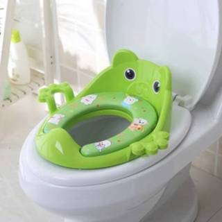 👉 Zindelijkheidstraining groen active baby's Baby Reizen Potje Seat Draagbare toiletbril Babykamer Potten Cartoon toilet (groen)