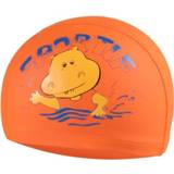 👉 Badmuts oranje PU active kinderen Cartoon Hippo patroon gecoate waterdichte (oranje)