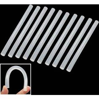 👉 Verpakking transparante witte active 10x Praktische smeltlijmstift, afmeting: 270 x 11 mm (10 stuks in een verpakking, de prijs is voor 10 stuks)