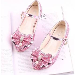 👉 Paillet roze 31 active Mode Pailletten Lichtgewicht Prinsessenschoenen Dansschoenen voor studenten (Kleur: Maat: 31)