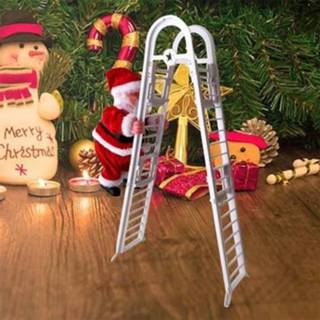 👉 Ladder active Elektrische kerstman speelgoed kerstkinderen cadeau decoratie, specificatie: dubbele C