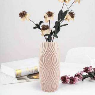 👉 Bloemstuk roze plastic active 2 STKS Creative Home Decoratie Nat en Droog Bloem Vaas (Roze)