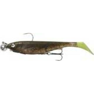 👉 Groen roofvis softbait kunstaas transparent bruin Kinetic Playboy R2F - Darkness 13cm 25g 5707461376167