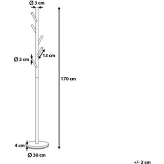 👉 Kapstok zwart ALBIN 4260586350982