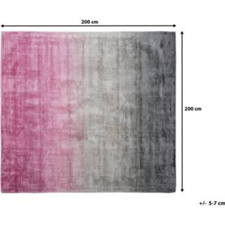 👉 Vloerkleed grijs roze grijs/roze 200 x cm ERCIS 4260602375036