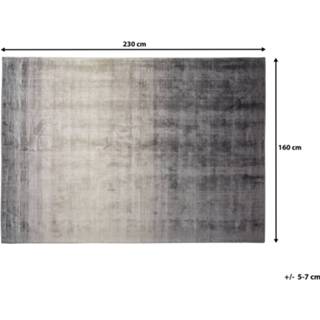 👉 Vloerkleed grijs 160 x 230 cm ERCIS 4260602375081