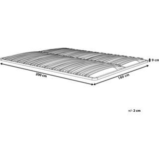 👉 Latten bodem zwart Lattenbodem 180 x 200 cm BASIC 4260624112664