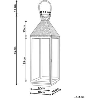 👉 Lantaarn zilver 55 cm BALI 4260624118628