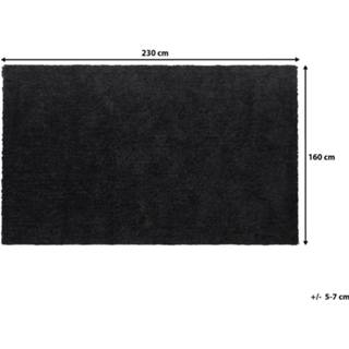 👉 Vloerkleed zwart 160 x 230 cm DEMRE 4260580925858