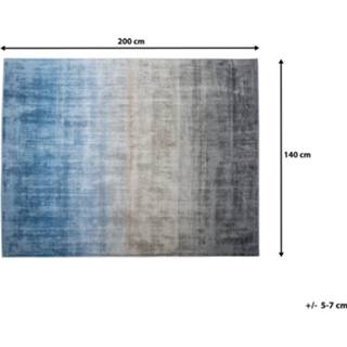 👉 Vloerkleed grijs grijs/blauw 140 x 200 cm ERCIS 4260602375128