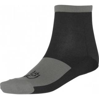 👉 Norrøna - Fjørå Light Weight Merino Socks - Fietssokken maat 40-42, zwart/grijs