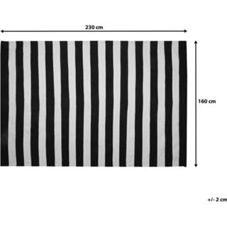👉 Vloerkleed zwart wit Outdoor zwart/wit 160 x 230 cm TAVAS 4260624115290