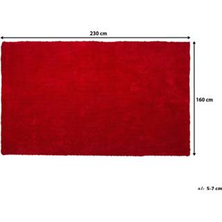 👉 Vloerkleed rood 160 x 230 cm DEMRE 4260602376842