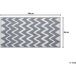 Vloerkleed grijs Outdoor 90 x 180 cm SIRSA 4260602378662
