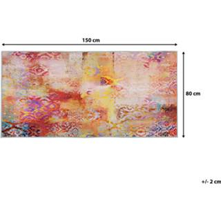 👉 Vloerkleed multicolor 80 x 150 cm ISPARTA 4260624113142