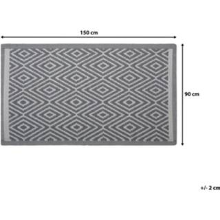 👉 Vloerkleed grijs Outdoor lichtgrijs 90 x 150 cm SIKAR 4260602378440