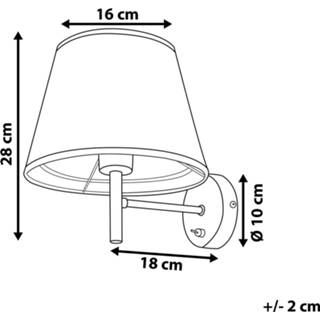 👉 Wandlamp grijs zwart grijs/zwart COLUMBIA 4251682201742